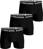 Björn Borg Boxers Bamboo Cotton Blend - boxers homme longueur normale (pack de 3) - multicolore - Taille : XL
