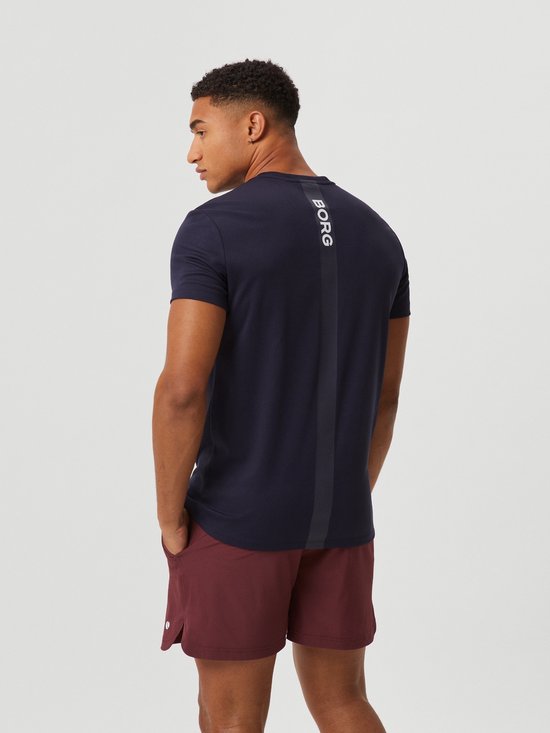 Björn Borg Ace T-shirt stripe - blauw