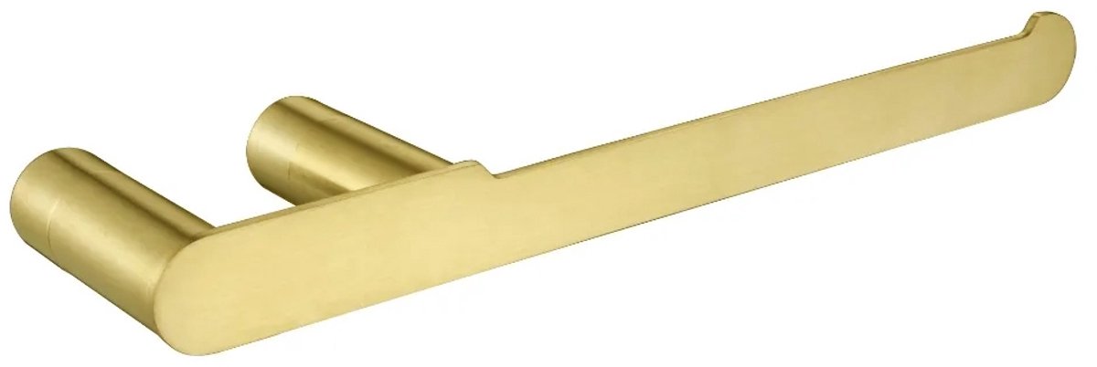 Wc-rolhouder mat goud Ovaal