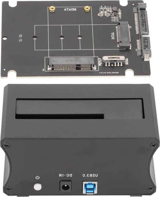 DIGITUS SSD Docking Station met Offline-kloonfunctie, USB-C - Clips & Paper