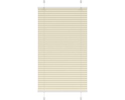 vidaXL - Plissé - rolgordijn - 70x150 - cm - stofbreedte - 69,4 - cm - polyester - crème