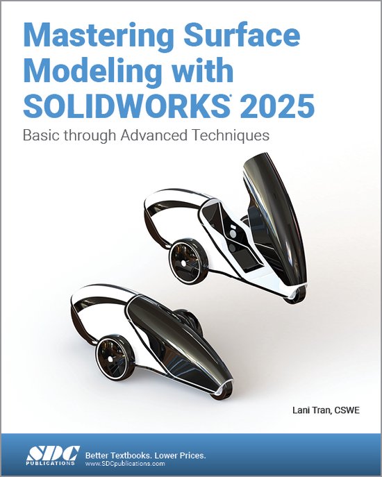 Mastering Surface Modeling with SOLIDWORKS 2025 - cover