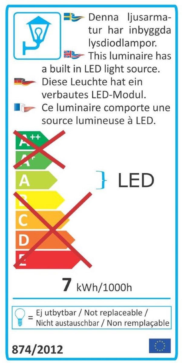 Konstsmide Chieri Spotlamp Buiten - 6-lichts LED - 3000K - IP54 - Wit