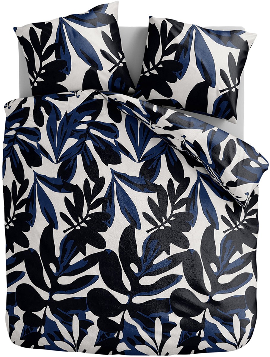 Zydante Dekbedovertrek Set 240x220 cm - Dekbedhoes met 2 Kussenslopen - Painted Leafs