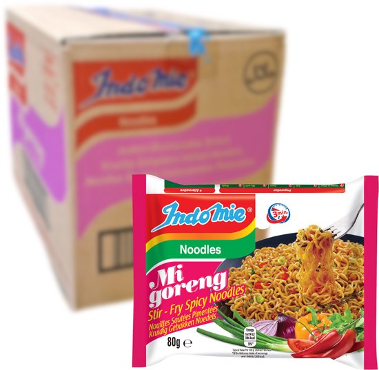 Foto: Indomie instant noedels mi goreng pedas 40 x 80 gr multipack