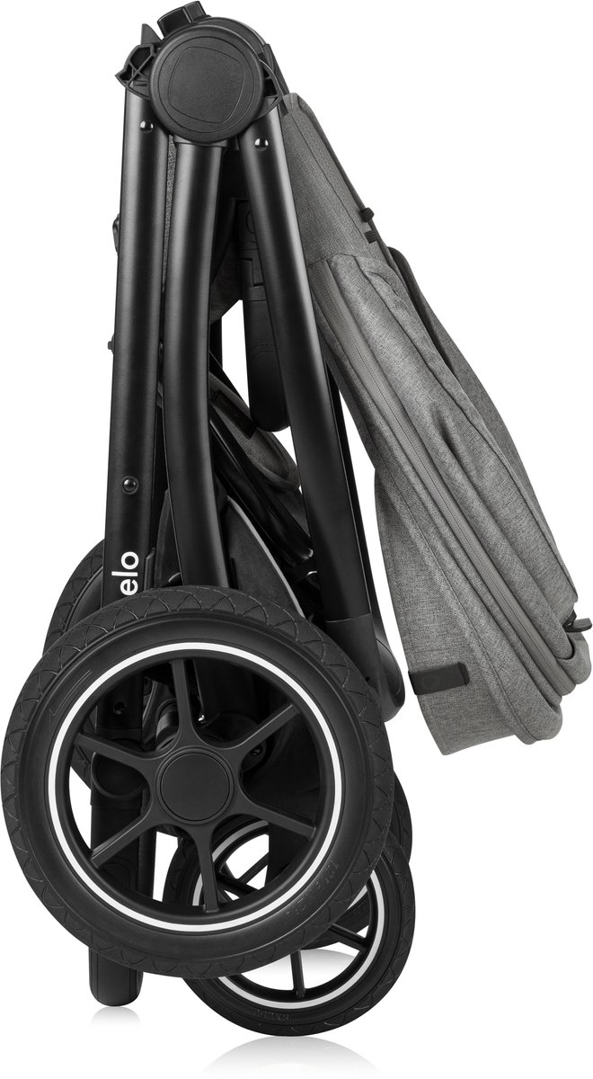 Lionelo Meril 3in1 Kinderwagen - Buggy – XL Reiswieg, Wandelwagen & ADAC-gecertificeerd Autostoeltje – All-Terrain Wielen – Compleet Accessoireset – UPF50+ thumbnail 6
