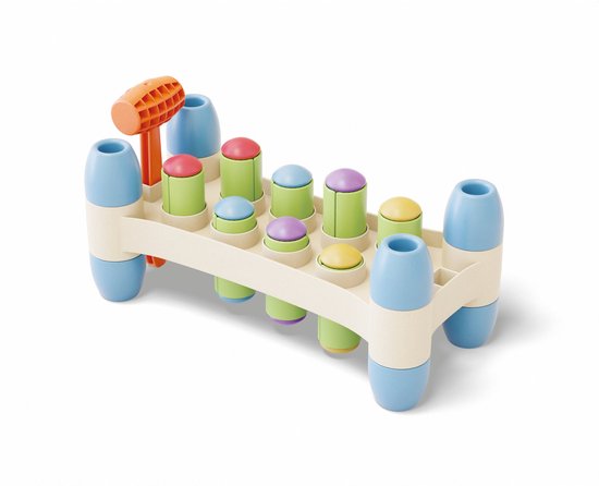 Quercetti Play Eco+ Hamerbank Peggy (34-Delig) van "Quercetti" — afbeelding 3