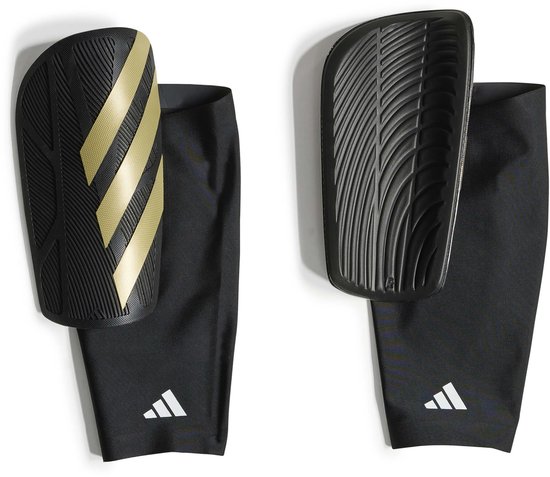 adidas Performance Senior scheenbeschermers Tiro Match zwart/goud met