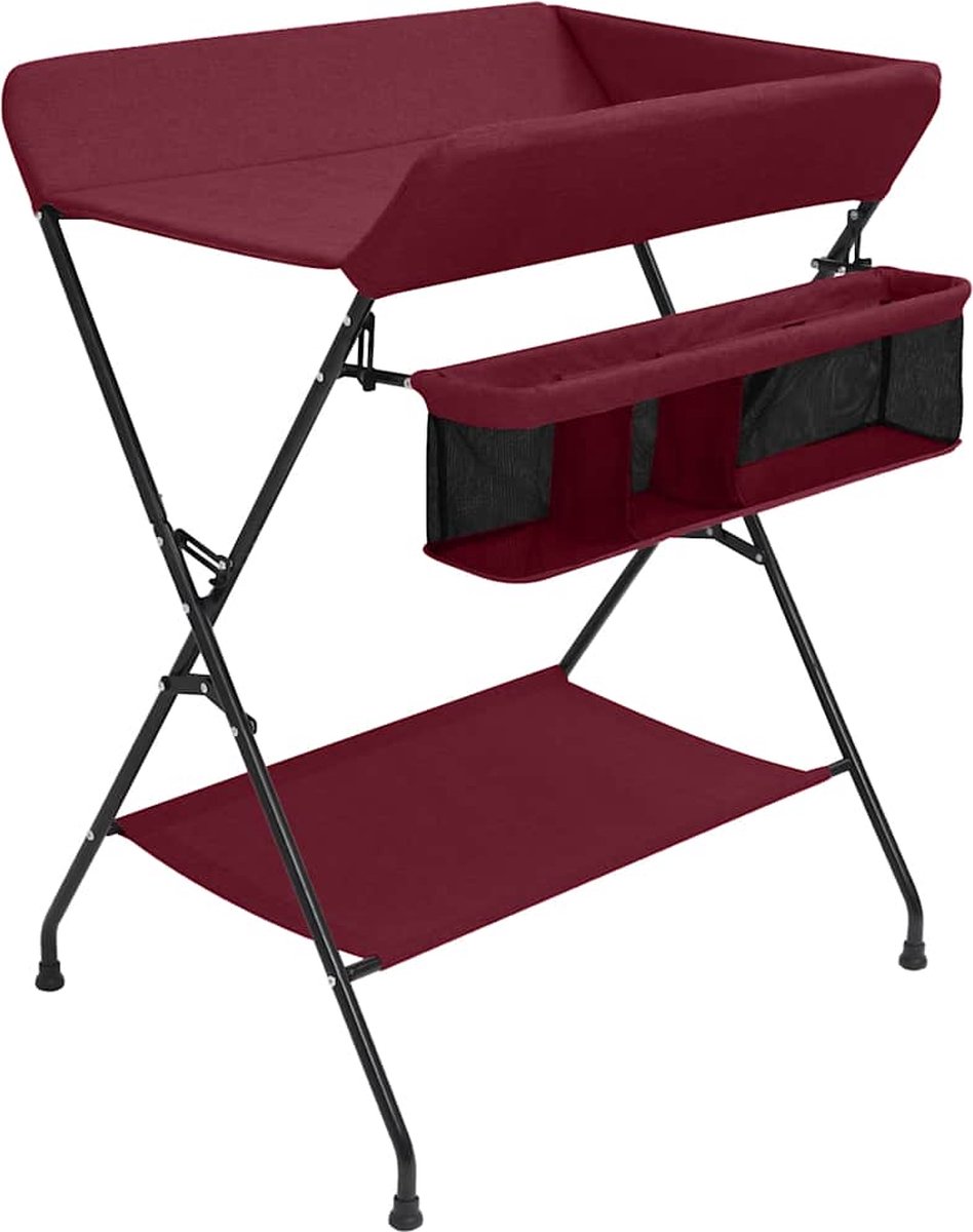 Goedkoopste vidaXL - Verschoontafel - ijzer - rood