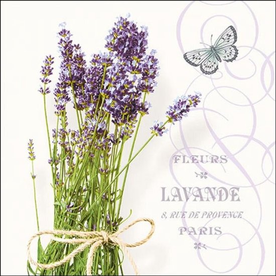 Set 20 Tovaglioli 33X33 Cm Lavender