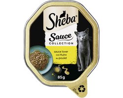 Sheba Bowl Saus Collectie Sausliefhebber 22x85g - Kip