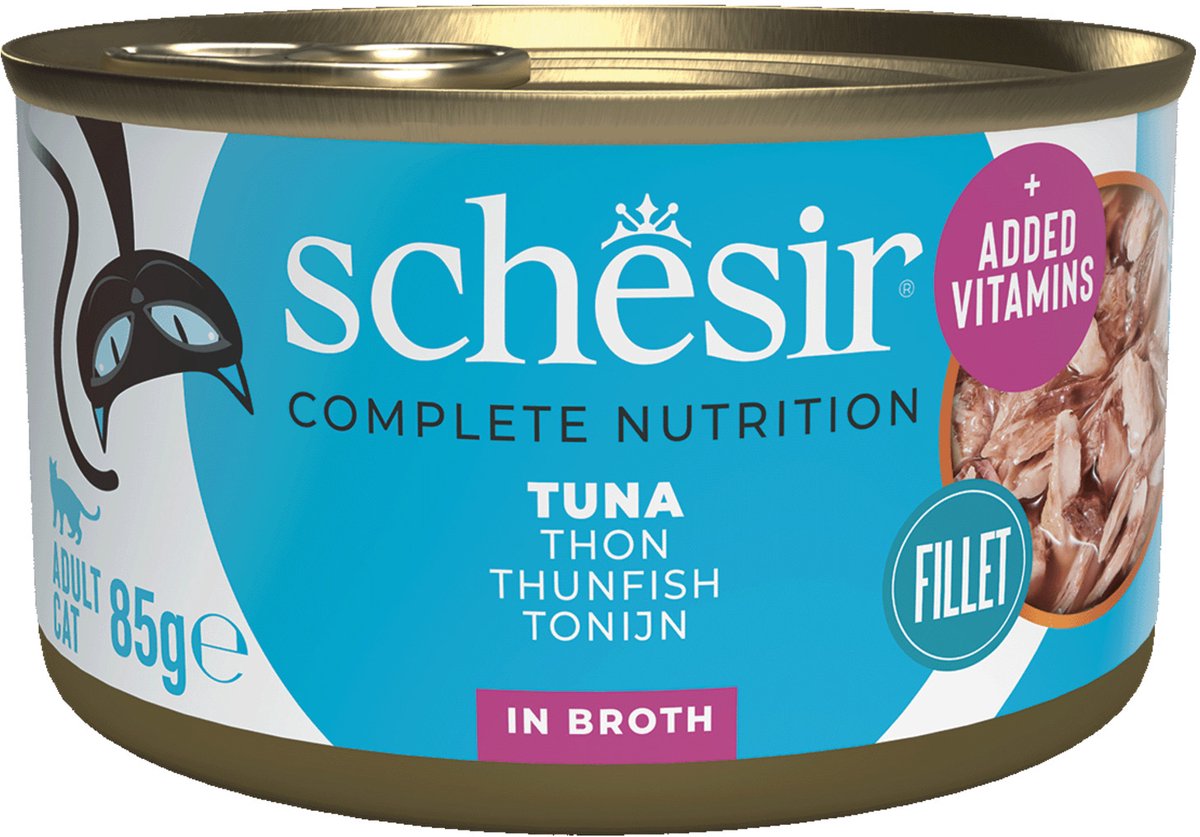 Schesir In water gekookt - Kattenvoer - Tonijn - 85 gram