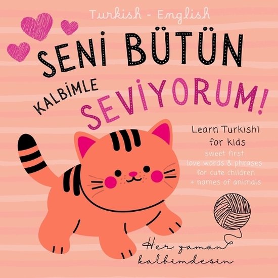 Turkish English First Love Words & Phrases Animals for Child ... - cover