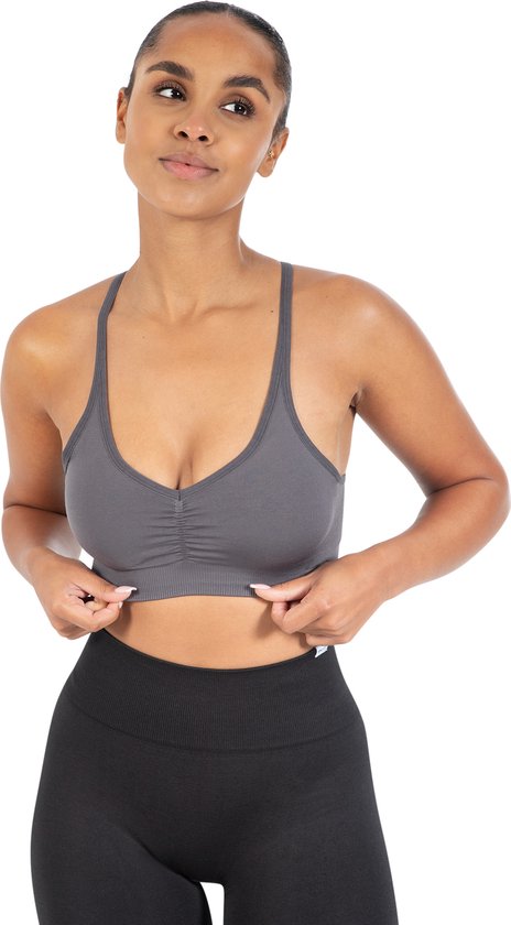 HBselect Sportbeha voor dames, sterke ondersteuning, gekruiste rug, groot, voor fitness, hardlopen, yoga, gevoerde bustier, cross back, push-up beha, XL HBselect Sportbeha voor dames, sterke ondersteuning, gekruiste rug, groot, voor fitness, hardlopen, yoga, gevoerde bustier, cross back, push-up beha, XL