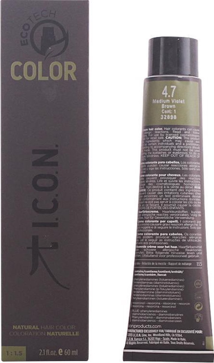 Permanente Kleur Ecotech Color I.c.o.n. (60 ml) 4.7