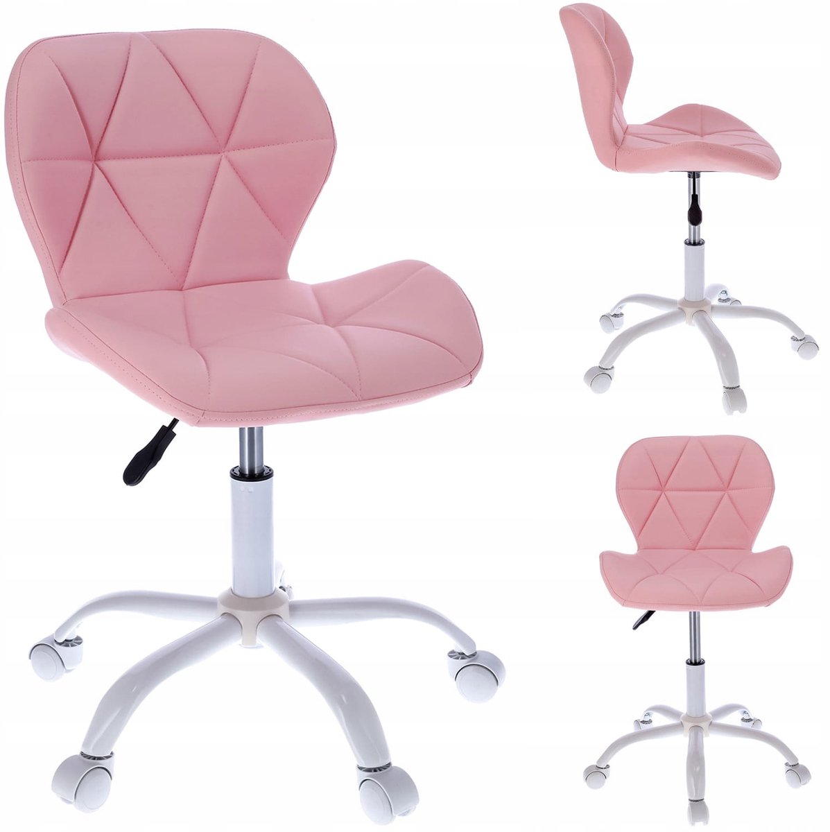 ENDO Bureaustoel Eco-leer Roze - ENDO - €44,99