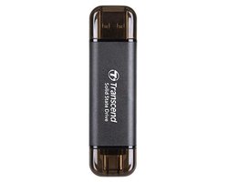 Transcend ESD310C 256 GB Externe SSD harde schijf USB-A 3.2 Gen 2, USB-C Zwart TS256GESD310C Transcend ESD310C 256 GB Externe SSD harde schijf USB-A 3.2 Gen 2, USB-C Zwart TS256GESD310C