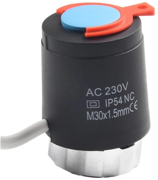 Actuators en accessoires voor vloerverwarming