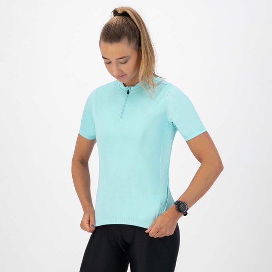 Rogelli Core Fietsshirt Dames - Korte Mouwen - Wielrenshirt - Lichtblauw - Maat S van Merkloos — afbeelding 3