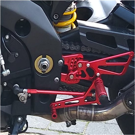 Motorfiets cnc aluminium verstelbare standaard zij... - Vicedeal