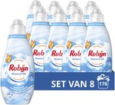 Bol.com Robijn Klein & Krachtig Classics Vloeibaar Wasmiddel - Stralend Wit - 8 x 22 wasbeurten - Voordeelverpakking aanbieding