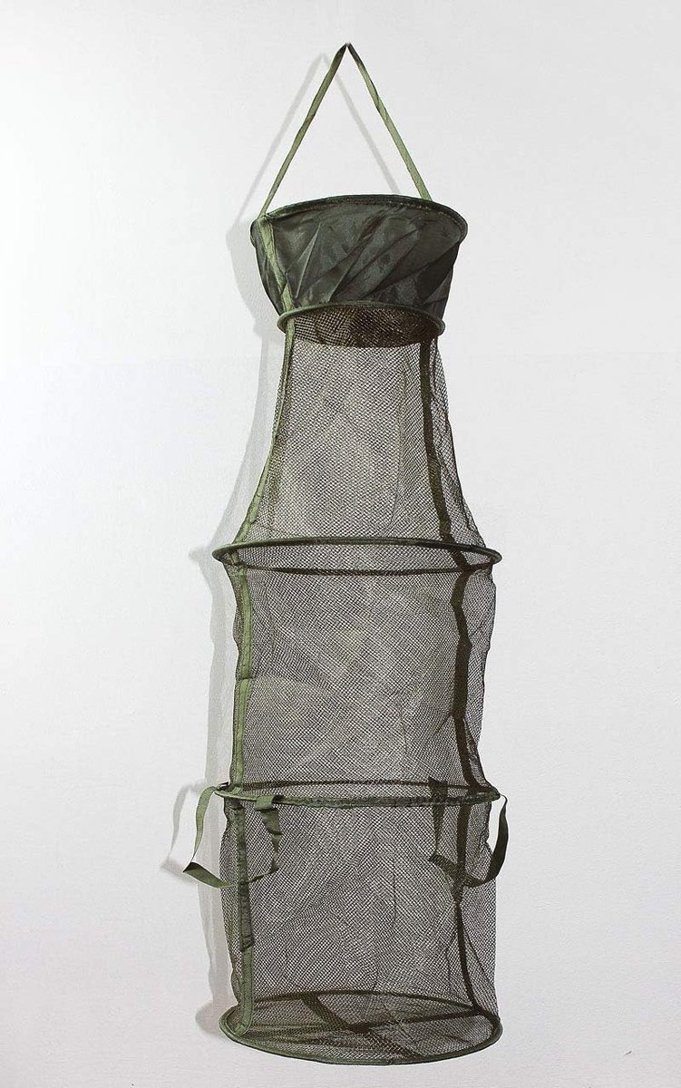 Schetschepnet 34x98cm - veelzijdig visnet - geschikt voor zoetwater en zoutwater