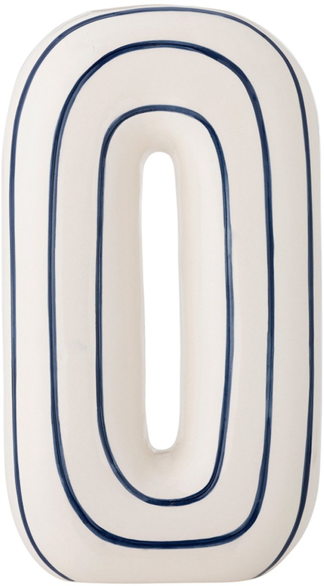 Mae - Vaas - Blauw - Keramiek