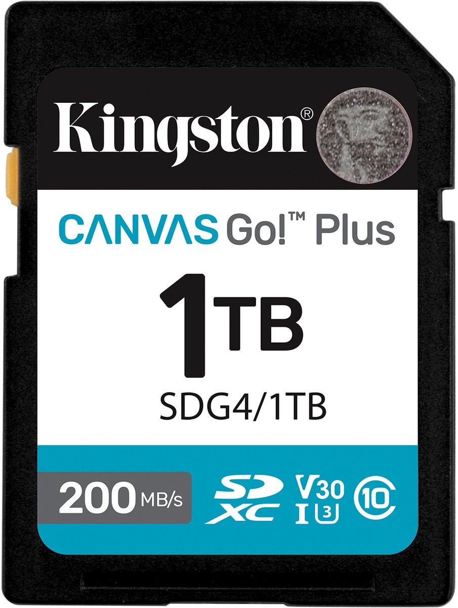 Kingston Canvas Go! Plus SDXC 1 TB geheugenkaart