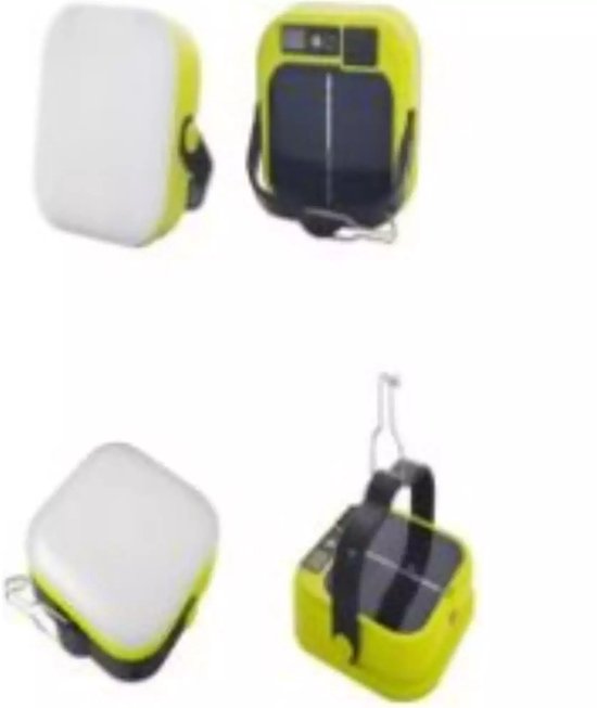 Benson Survival powerbank met lamp - zonne-energie - oplaadbaar - groen - preppen/noodpakket/outdoor/vakantie — afbeelding 5