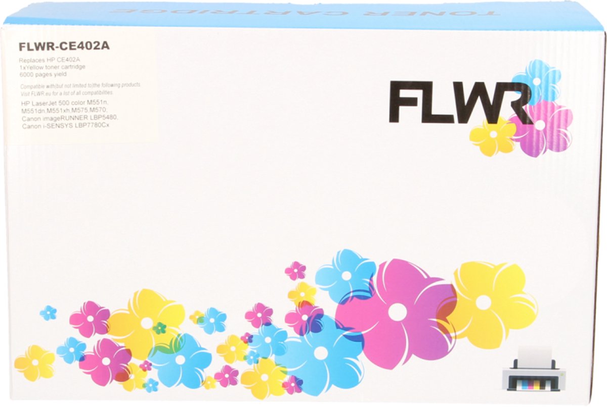 FLWR - Toner / 507A / Geel - Geschikt voor HP