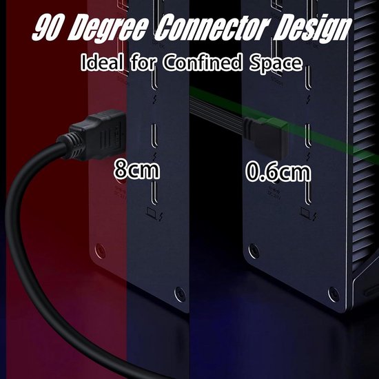 HDMI Kabel 5m Verlängerungskabel High Speed Unterstützt max. 4096 x 2160 Pixel e