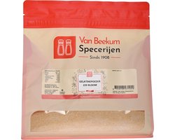 Van Beekum Specerijen - Gelatinepoeder 220 Bloom - 1 KG (hersluitbare stazak)