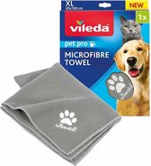 Serviette microfibre Vileda PetPro XL - Absorbante et à séchage rapide - Structure en nid d'abeille - Taille XL