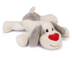 Beeztees Pluche Hondenknuffel XL Ties Wit 48 x 46 x 11 cm