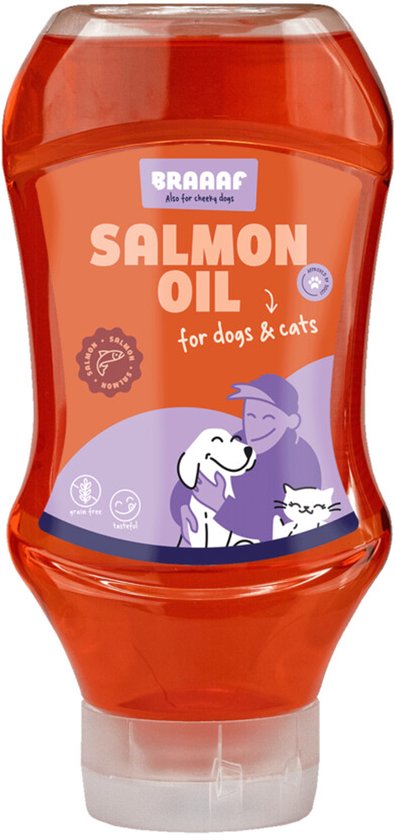 Braaaf Zalmolie - 8 x 500 ml - Voordeelverpakking