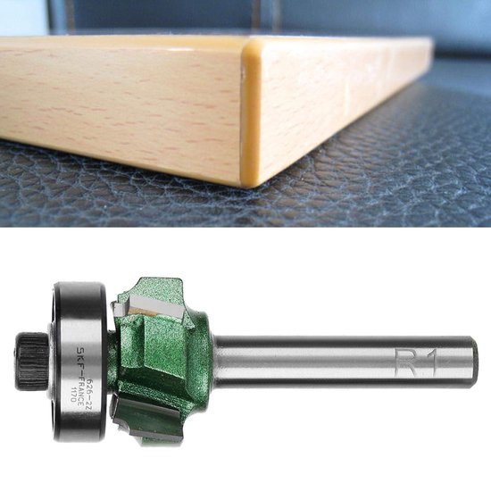 Trimmen Cutter Bits R1/R2/R3 Wolfraam Staal 4 Tanden Router Bit 1/4 ...