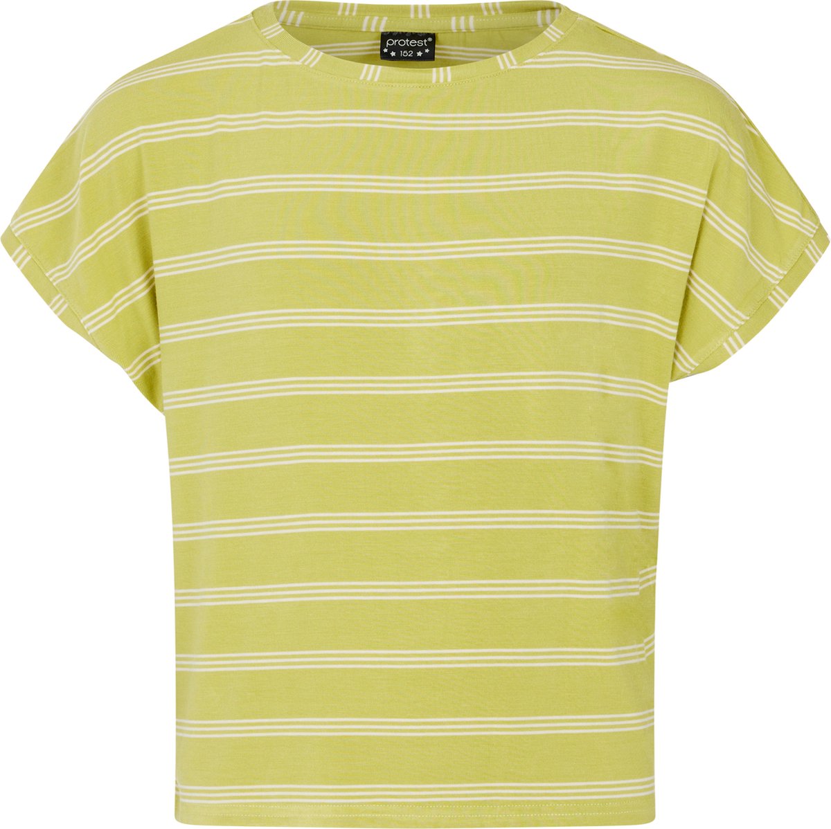 Protest Prtnoekie Jr – T shirt Meisjes – Korte mouwen – Ronde hals Groen