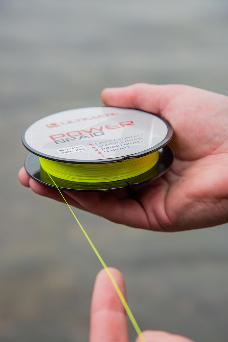 Ultimate Power Braid 0.30mm 19kg 150m Yellow | Gevlochten lijn