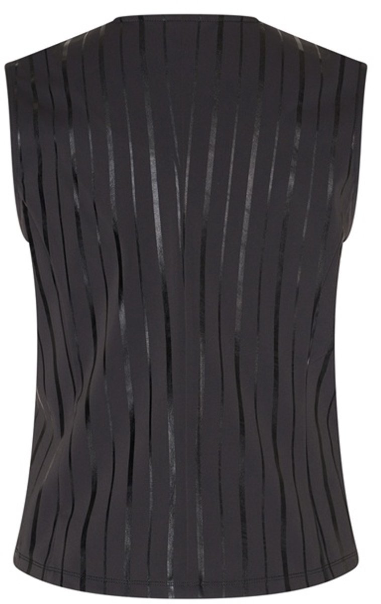 MI PIACE - Travel Gilet Stripe 2294 Black Foil - Maat : S