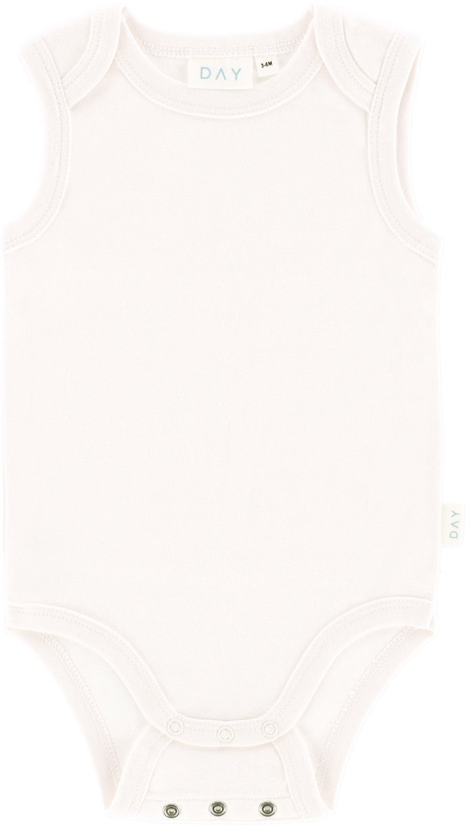 DAY Meegroeiromper Mouwloos - Off White - Mt. 50/56