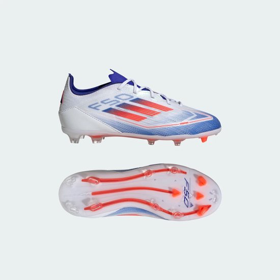 ADIDAS - f50 pro fg j - Voetbal schoen firm ground jongens - Wit