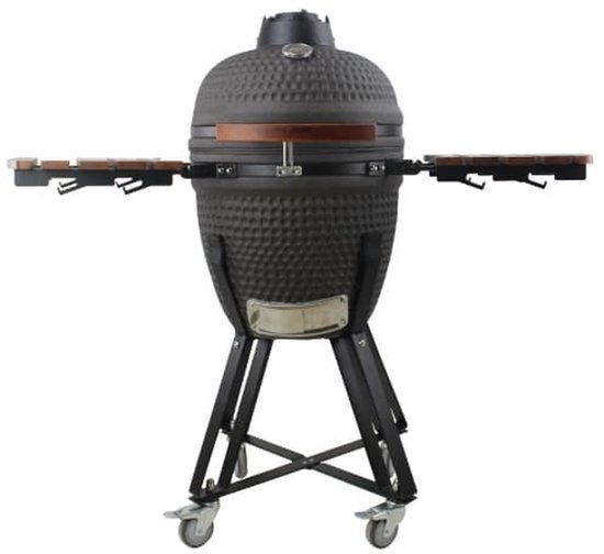 Auplex Kamado BBQ Medium 18 inch Black edition
