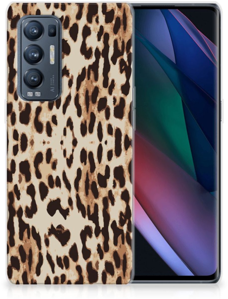 OPPO Find X3 Neo TPU Hoesje Leopard