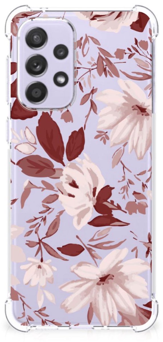 Back Cover Samsung Galaxy A33 Watercolor Flowers