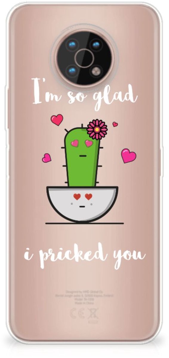 Nokia G50 Telefoonhoesje met Naam Cactus Glad