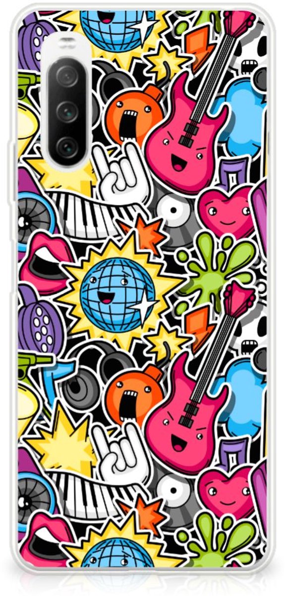 Sony Xperia 10 III Silicone Back Cover Punk Rock
