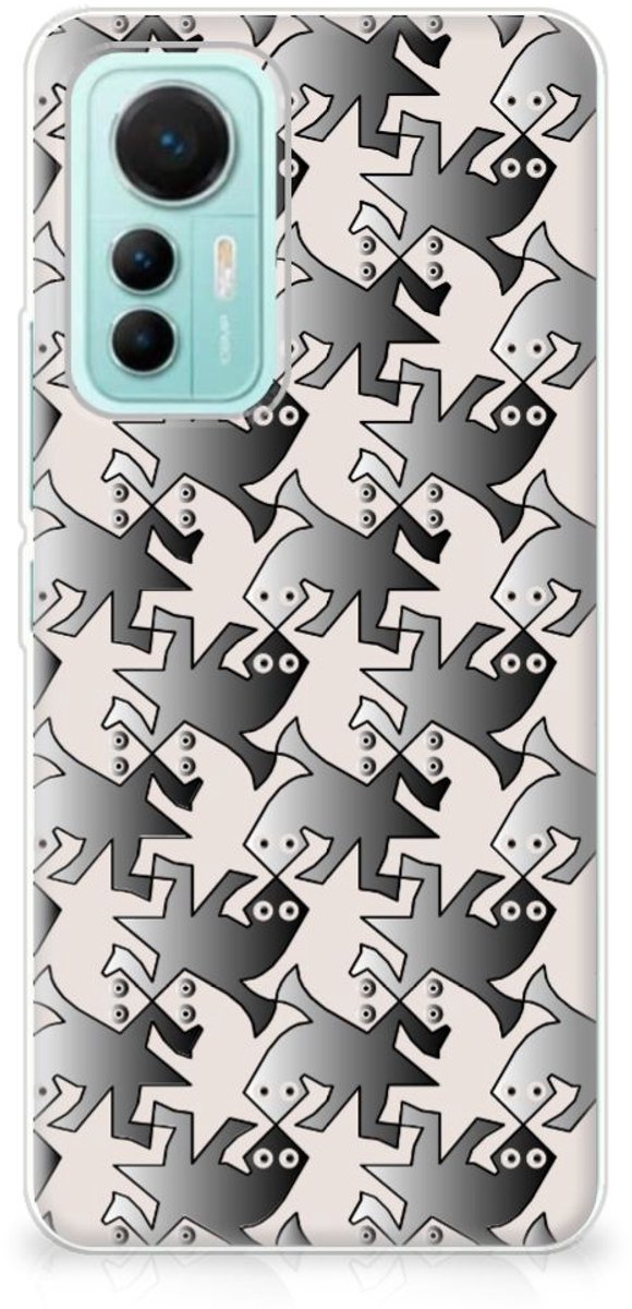 Xiaomi 12 Lite TPU Hoesje Salamander Grey
