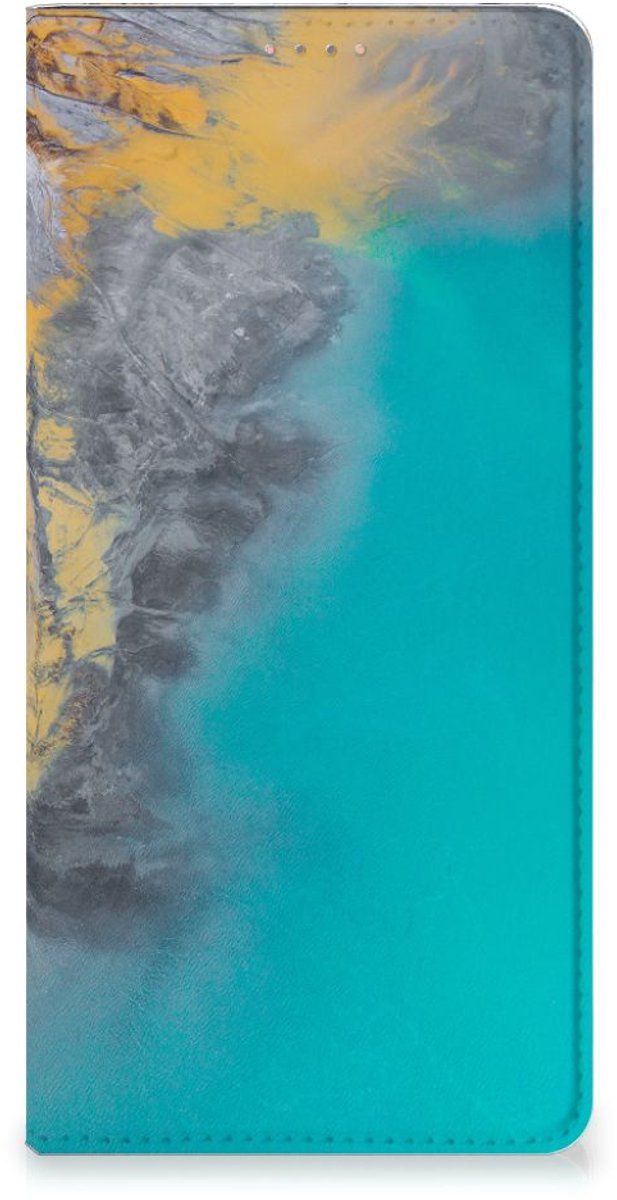 Samsung Galaxy A13 (4G) Standcase Marble Blue Gold