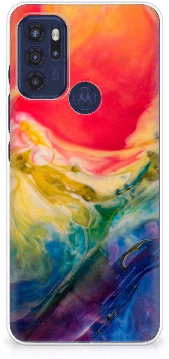 Hoesje maken Motorola Moto G60s Watercolor Dark