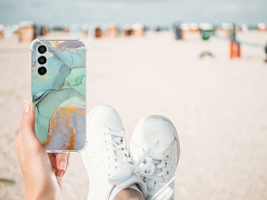 Coque arrière pour Samsung Galaxy A54 Aquarelle Mix